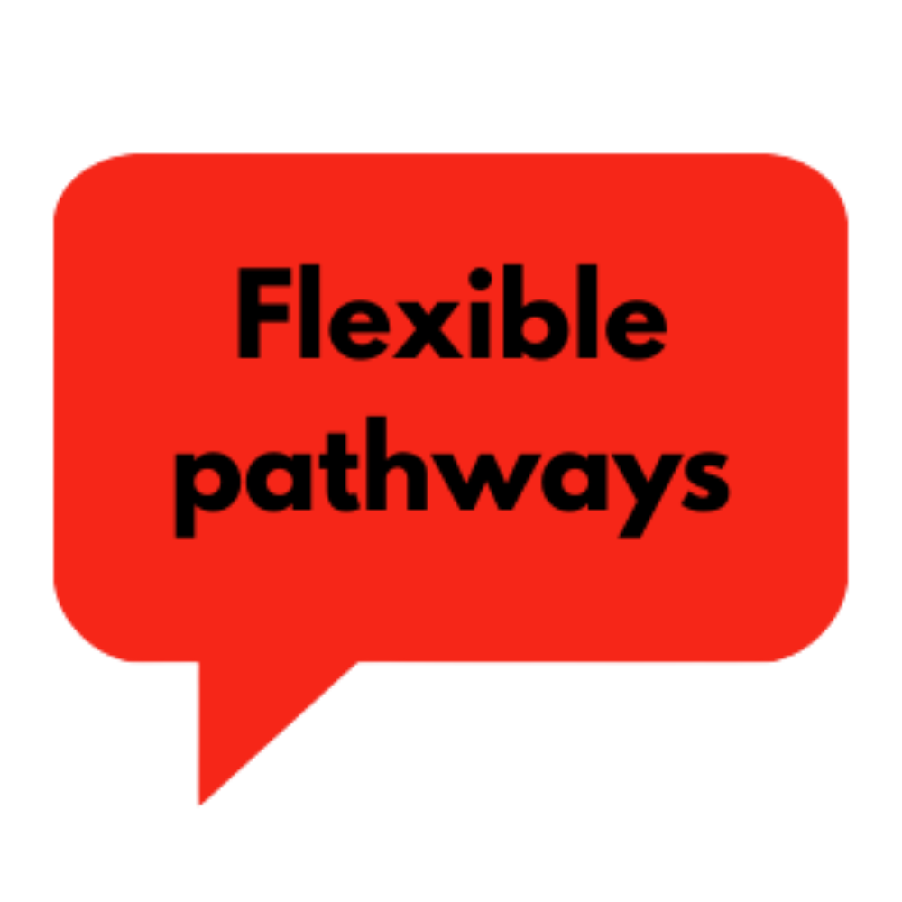 Flexible pathways bubble